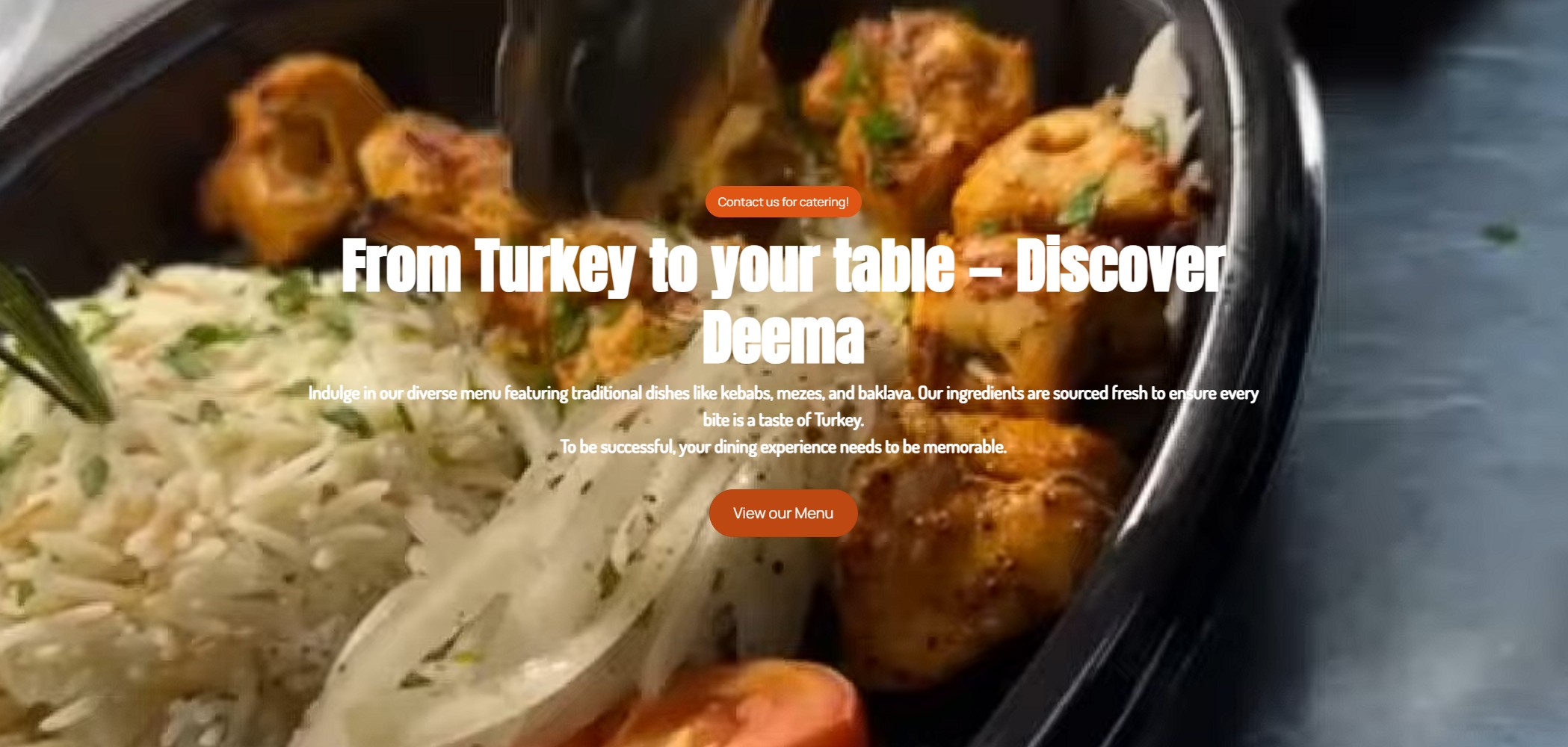 Deema Turkish Cuisine Website